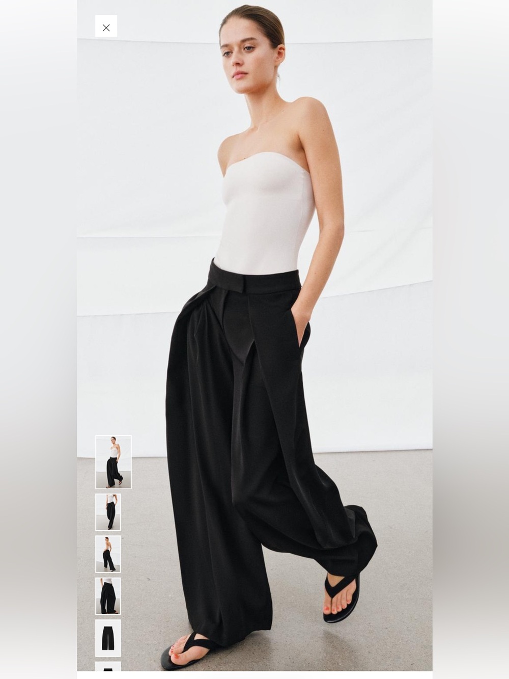 VIRAL NEW ZARA pants with belt loops. Side pockets XS and L 
🚨NO DISCOUNT - Picture 3 of 10